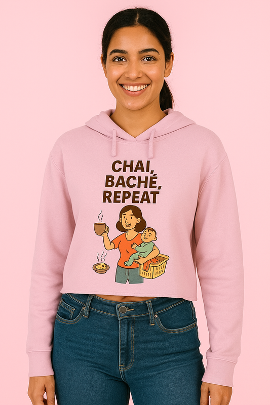 🧡 CHAI. BACHE. REPEAT. – The Mom Life Hoodie